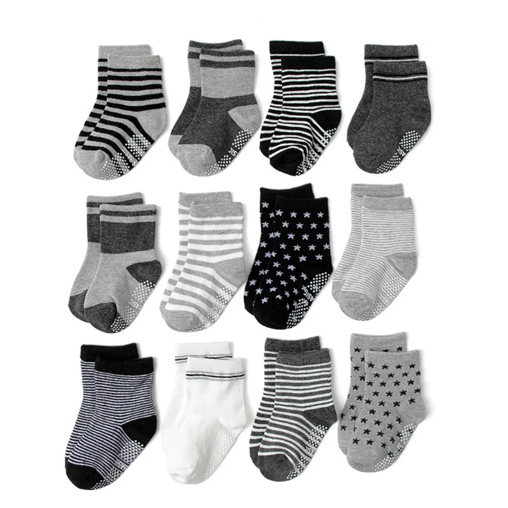 Chaussettes Bébé – Lot Économique 12 pcs