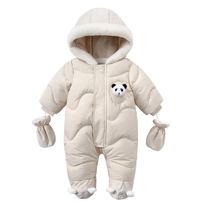 Snowsuit Bébé – Capuche Ours Douillet