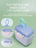1 Pc Portable Baby Powdered Milk Box, Leak-Proof Powdered Milk Container for Newborns