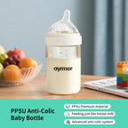 2Pcs Baby Safety PPSU Materials Bottle Newborn Baby Anti Choking Bottles 0-1Y Baby Silicone Nipple Bottle For Newborn Feeding