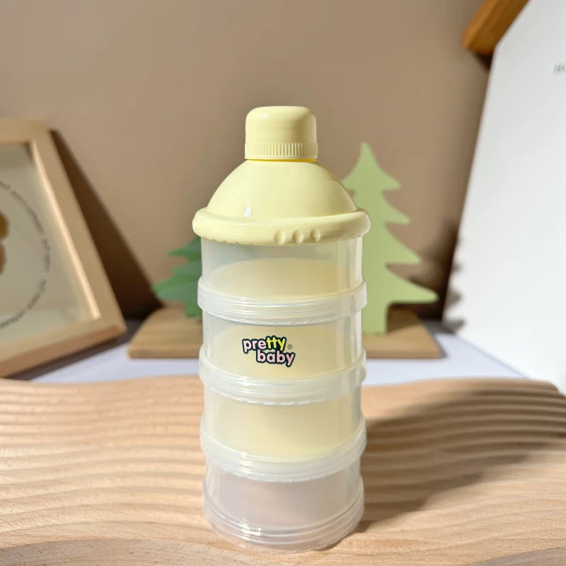 4-Layer Detachable Transparent Multi-layer Milk Powder Box Detachable Baby Milk Powder Compartment Maternal and Child Products