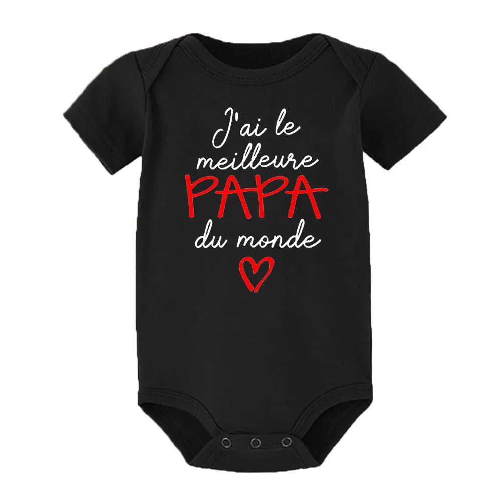 Body Bébé "J'ai le Meilleur Parrain du Monde" – Barboteuse Humoristique