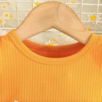 Robe Bébé Fille Jaune – Motif Abeille & Bandeau Assorti