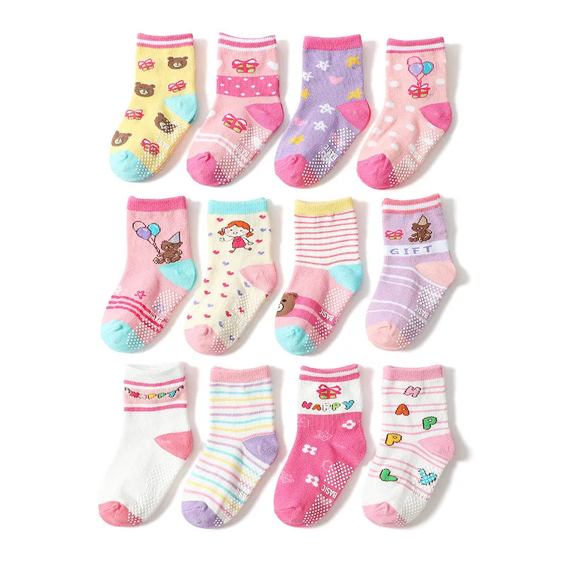 Chaussettes Bébé – Lot Économique 12 pcs