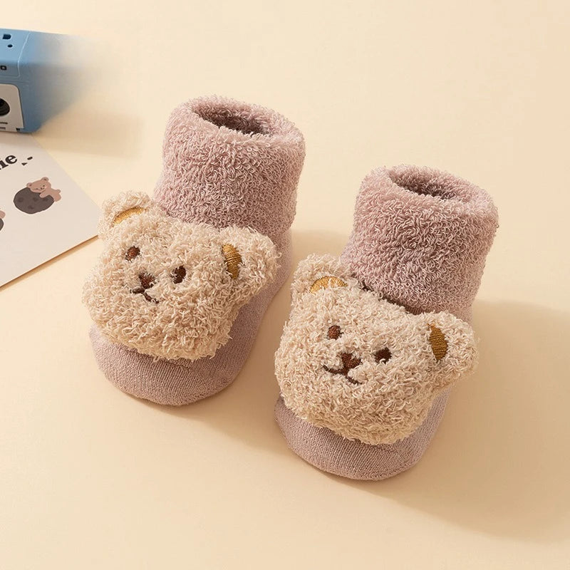 Chaussettes Bébé – Ours Coton Doux
