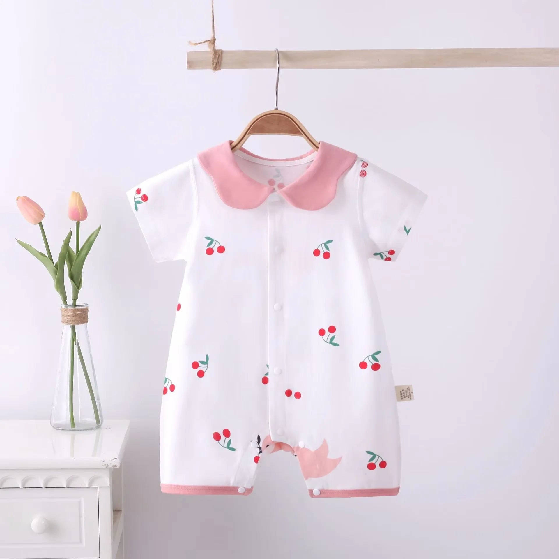Body Bébé Été – Barboteuse Manches Courtes Respirante