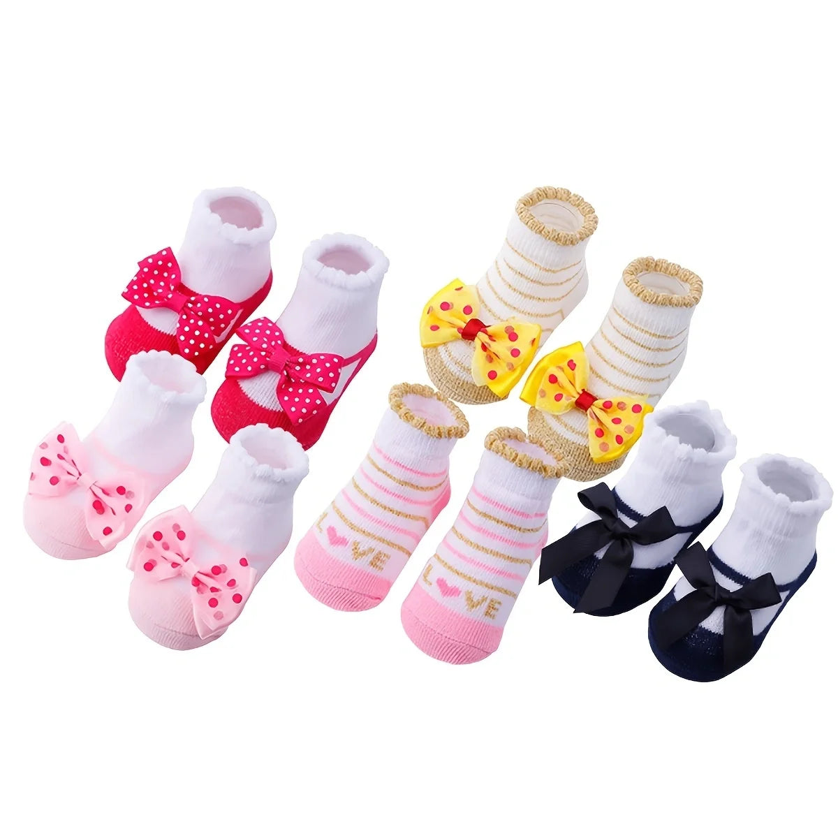 Chaussettes Bébé – Anti-glisse Courtes