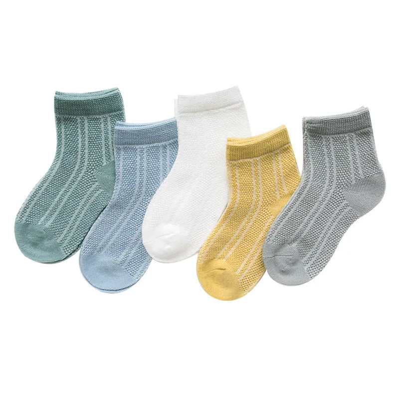 Chaussettes Bébé – Maille Coton 5 paires