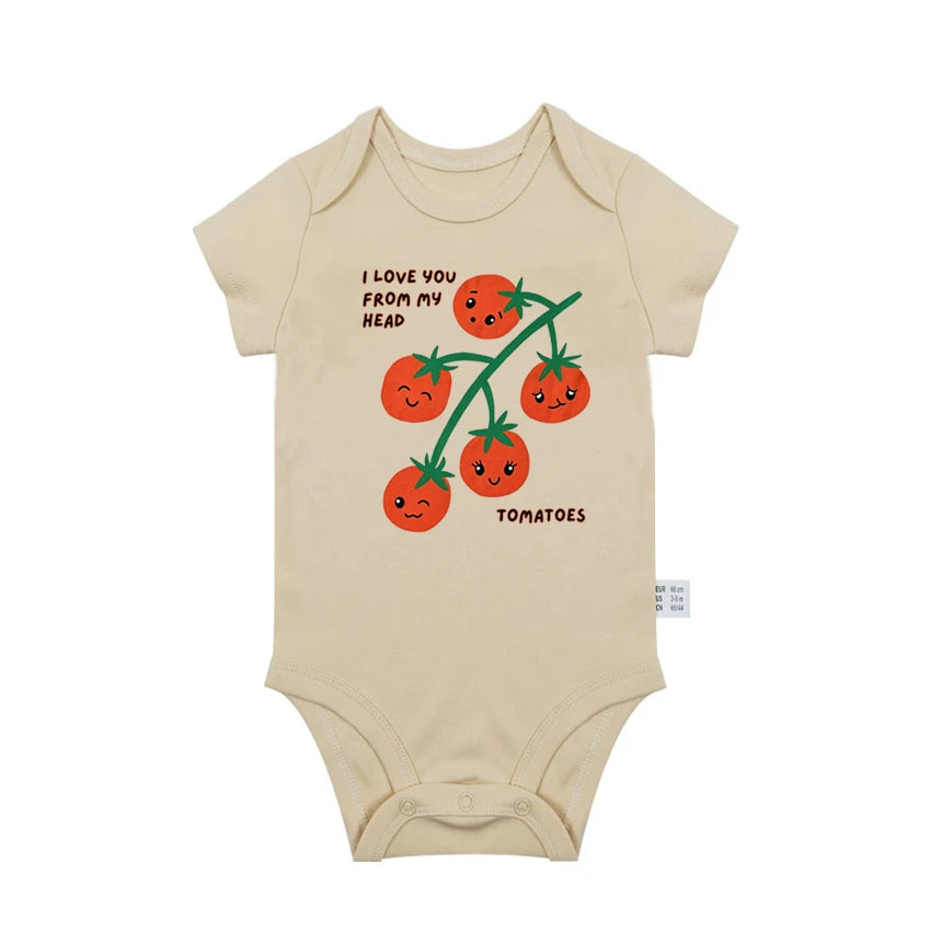 Newborn Baby Summer Rompers Infant Bodysuits Short Sleeve Jumpsuit “You Are So Loved” Baby Boy Girl Clothes Cotton  0-24 Months
