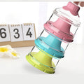 3 Layers Baby Milk Powder Pots Formula Dispenser Milk Powder Formula Dispenser Container Pot Box for Travel
