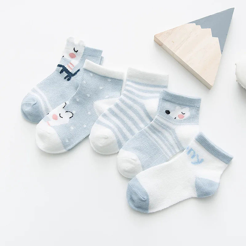 Chaussettes Bébé – Maille Coton 5 paires