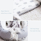 Baby Nest for Co Sleeping Newborn Baby Lounger Cotton Breathable Adjustable Baby Crib In Bed Portable