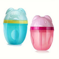 3-Compartment Rotating Milk Powder Box, Storage Container, Cartoon Mini Portable Snack Dispenser for Travel
