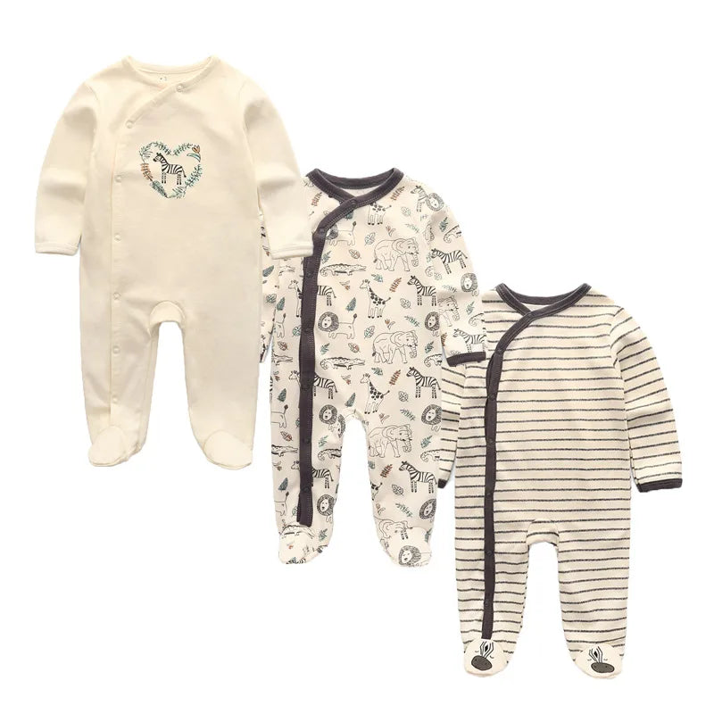 Combinaison Bébé – Coton 100% Nouveau-né