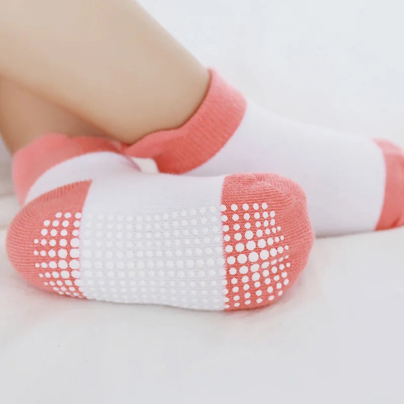 Lot 6 Chaussettes Bébé – Anti-glisse