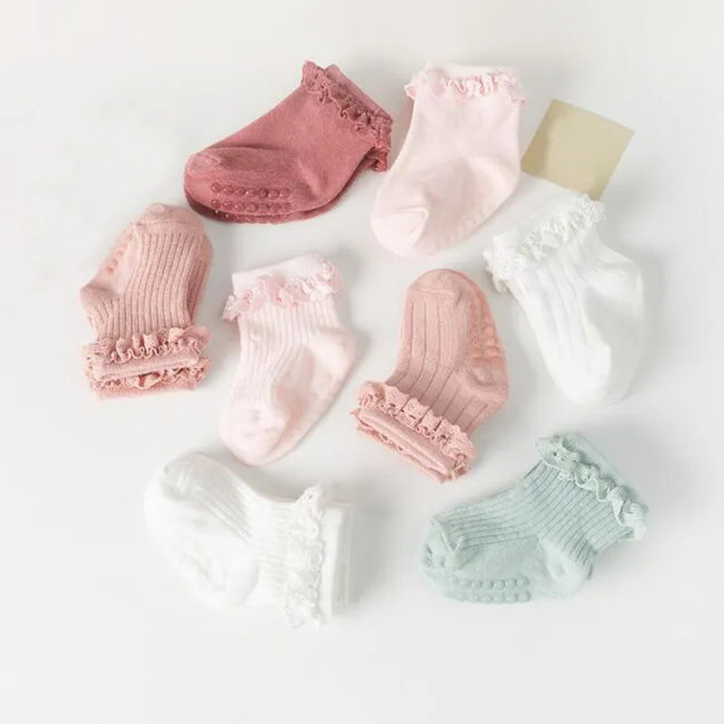 Lot 4 Chaussettes Bébé – Hiver Coton