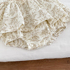 Barboteuse Bébé Fille Été – Body Fleuri Léger & Confortable