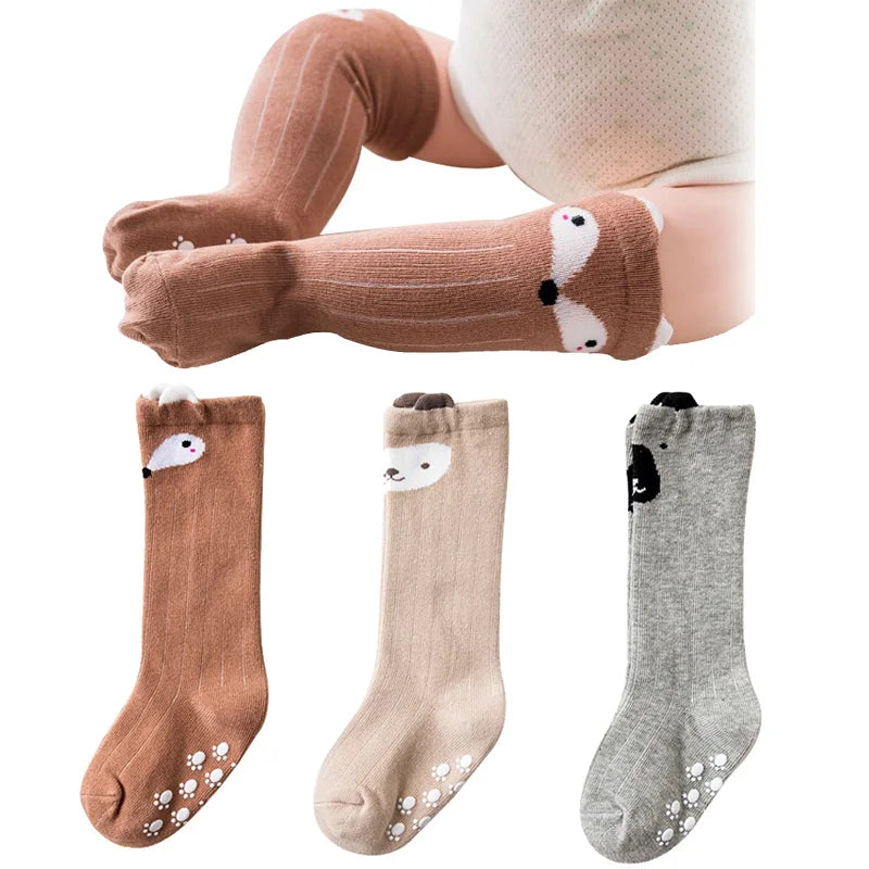 Lot 3 Chaussettes Bébé – Hautes Cartoon