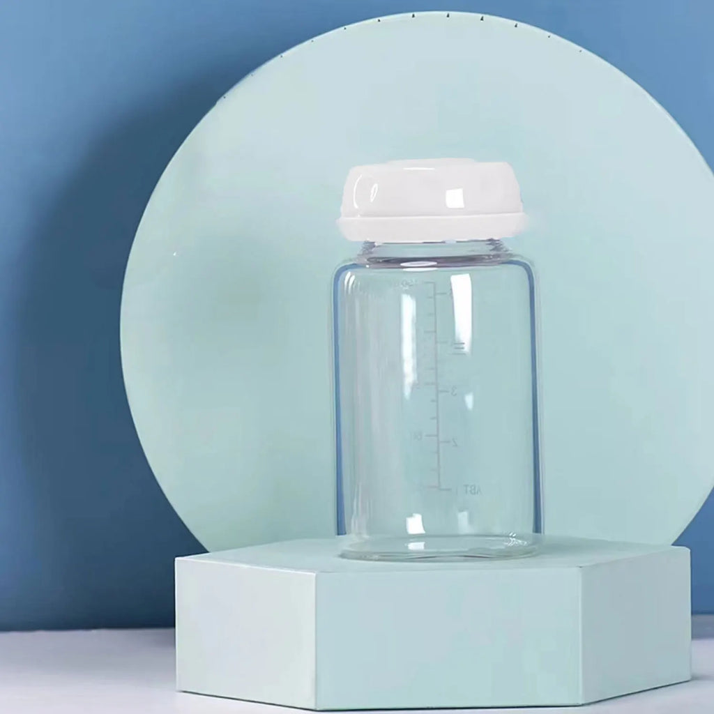 125ml infant PP fresh feeding bottle, standard mouth breast milk bottle, refrigerated storage bottle, drop-proof and leak-proof
