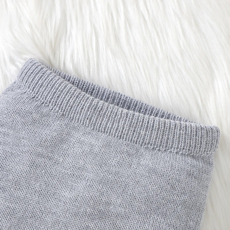 Ensemble Tricot Bébé – Hiver, 0-9 mois, Manche Longue