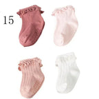 Lot 4 Chaussettes Bébé – Hiver Coton