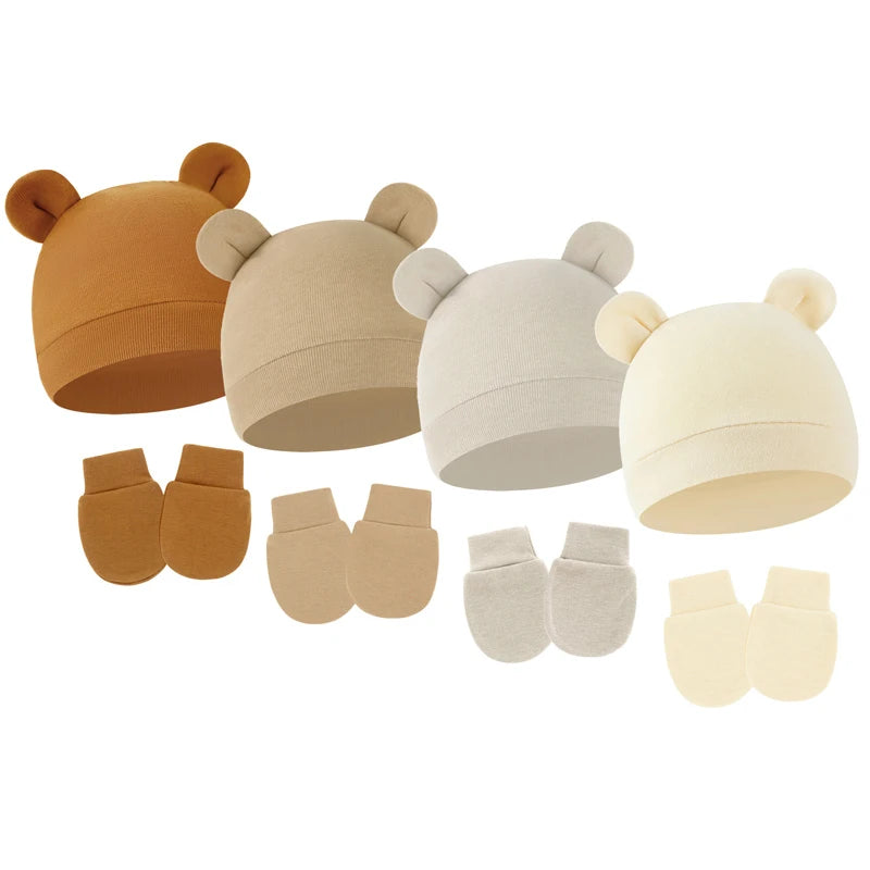 Coffret Bébé – Bonnet & Gants Naissance