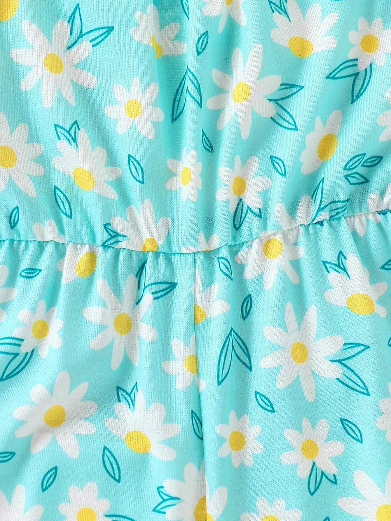 Barboteuse Bébé Fille Fleurie – Combinaison à Bretelles & Sac Assorti