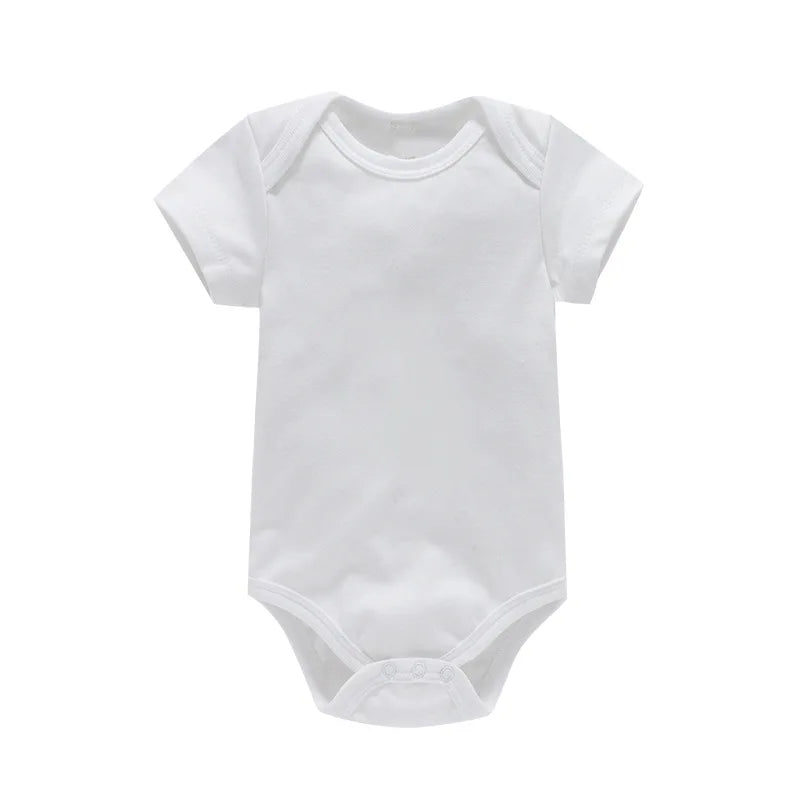 3-24M Cotton Bodysuit For Newborns Little Sunshine Baby Infant Baby Girls Boys Clothes Jumpsuit Solid Baby's Rompers Summer