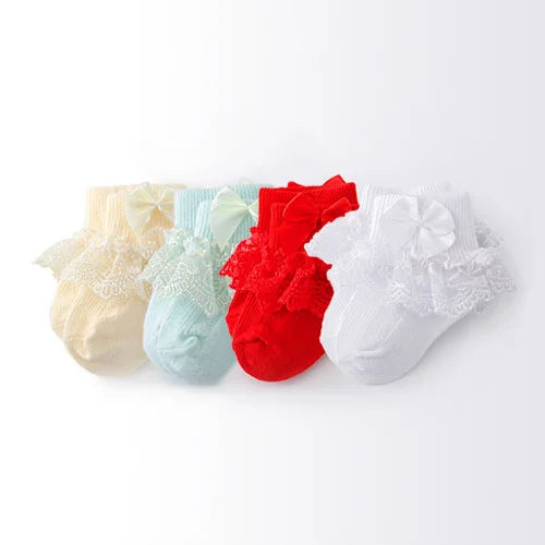 Chaussettes Bébé – Dentelle Princesse