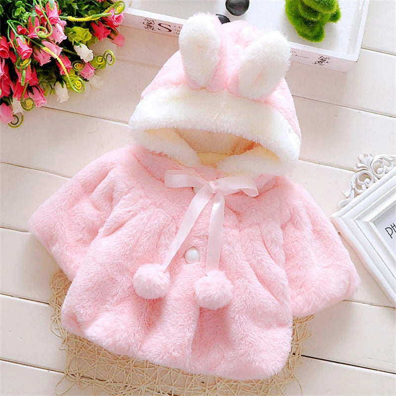 Cape Bébé Fille – Lapin Douillet