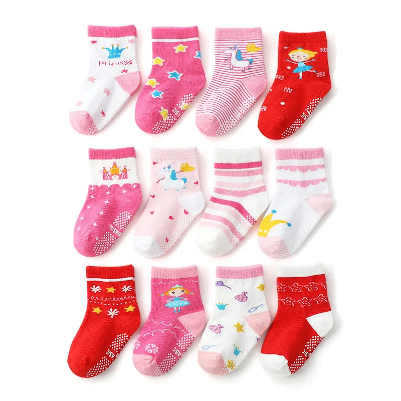 Chaussettes Bébé – Lot Économique 12 pcs
