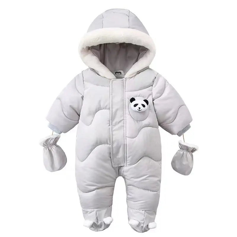 Snowsuit Bébé – Capuche Ours Douillet