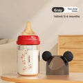 Newborn Baby Feeding Bottle 0-6 Months Anti Bloating Anti Spitting Choking Bebe Glass Milk Bottle 80ml And 160ml Silicone Nipple