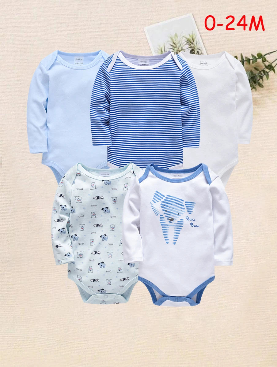 Body Bébé – 3/6 pcs Coton Manche Longue