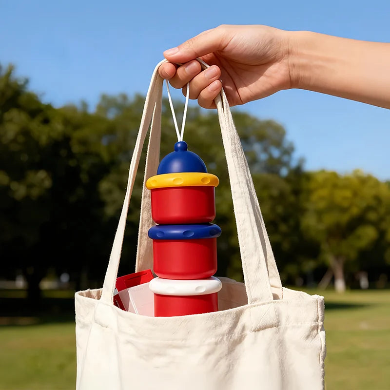 Boîte doseuse lait en poudre 3 niveaux