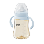 MAMIJOY 160/240/300ml Baby Dot Anti-Colic＆Anti-Bloating PPSU Milk Bottle Kids Drinking Bottle＆Temperature Display Function PS73