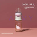 Dr.Green  Newborn Baby Bottle  PPSU 150ml-300ml Wide Mouth Bottle Sealed isolation Fast milk filling Removable/Washable Bottles