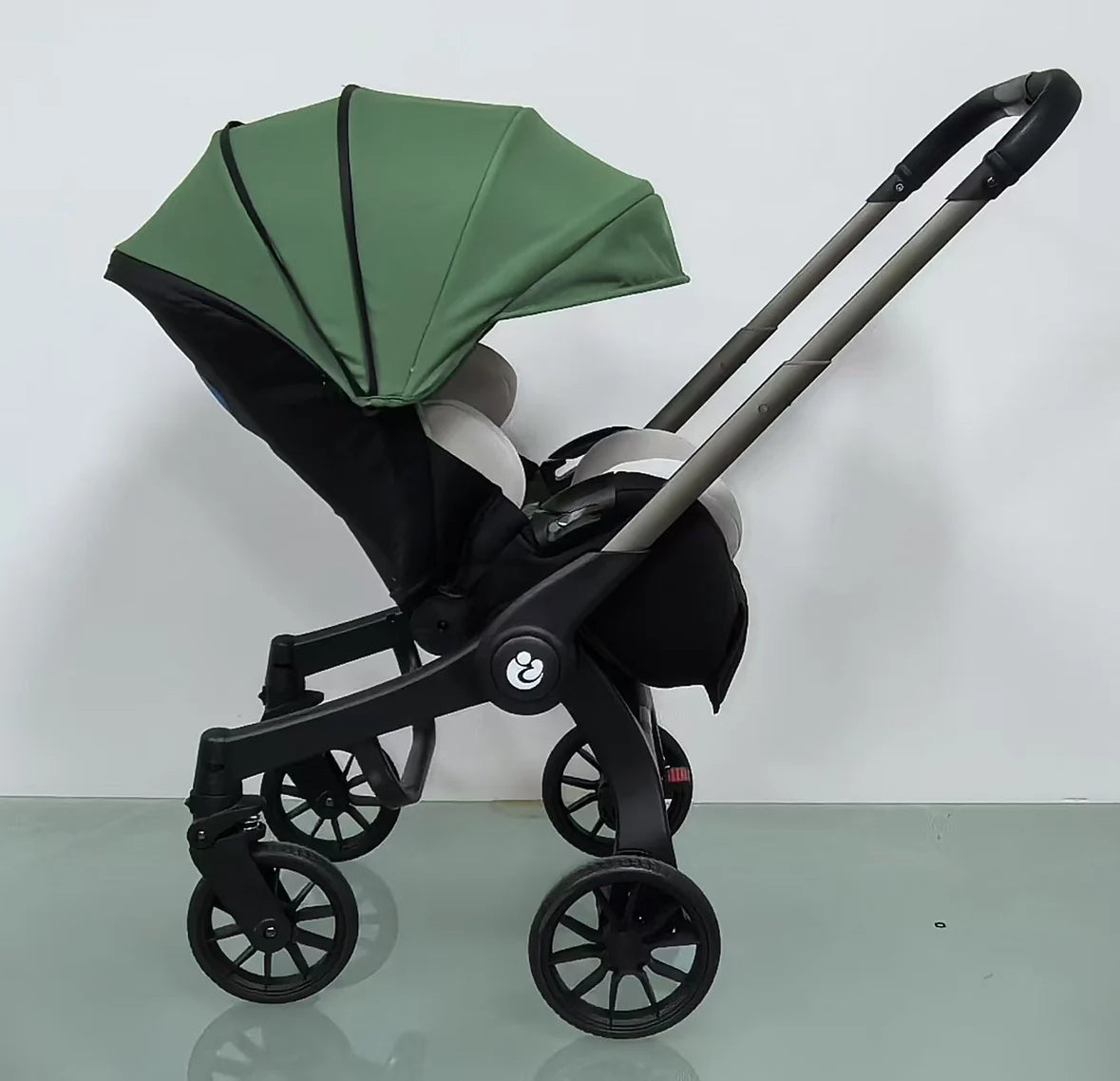 EU in Stock 4In1 Baby Stroller, Multifunctional Stroller Foldable with Car Seat Baby Car Carriage Portable Baby Stroller 3in1