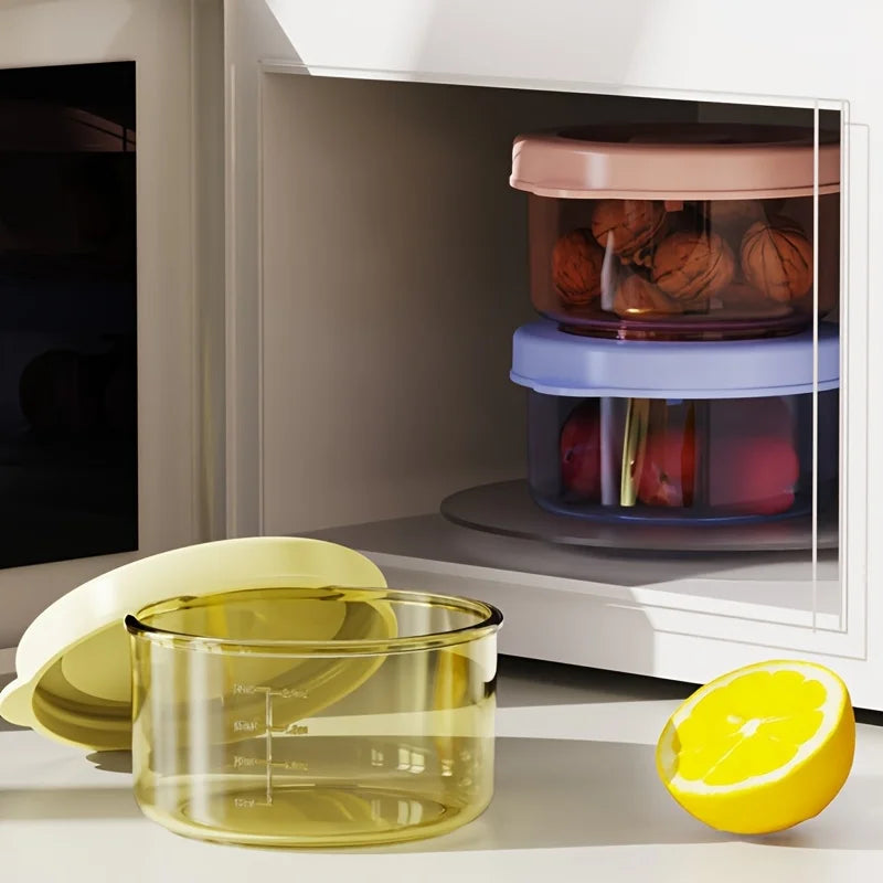 6PCS PP Baby Food Box Set with Lid - Leak Proof Storage Containers Steaming And Preservation Bowl Sauce Box Perfect for Baby Mea