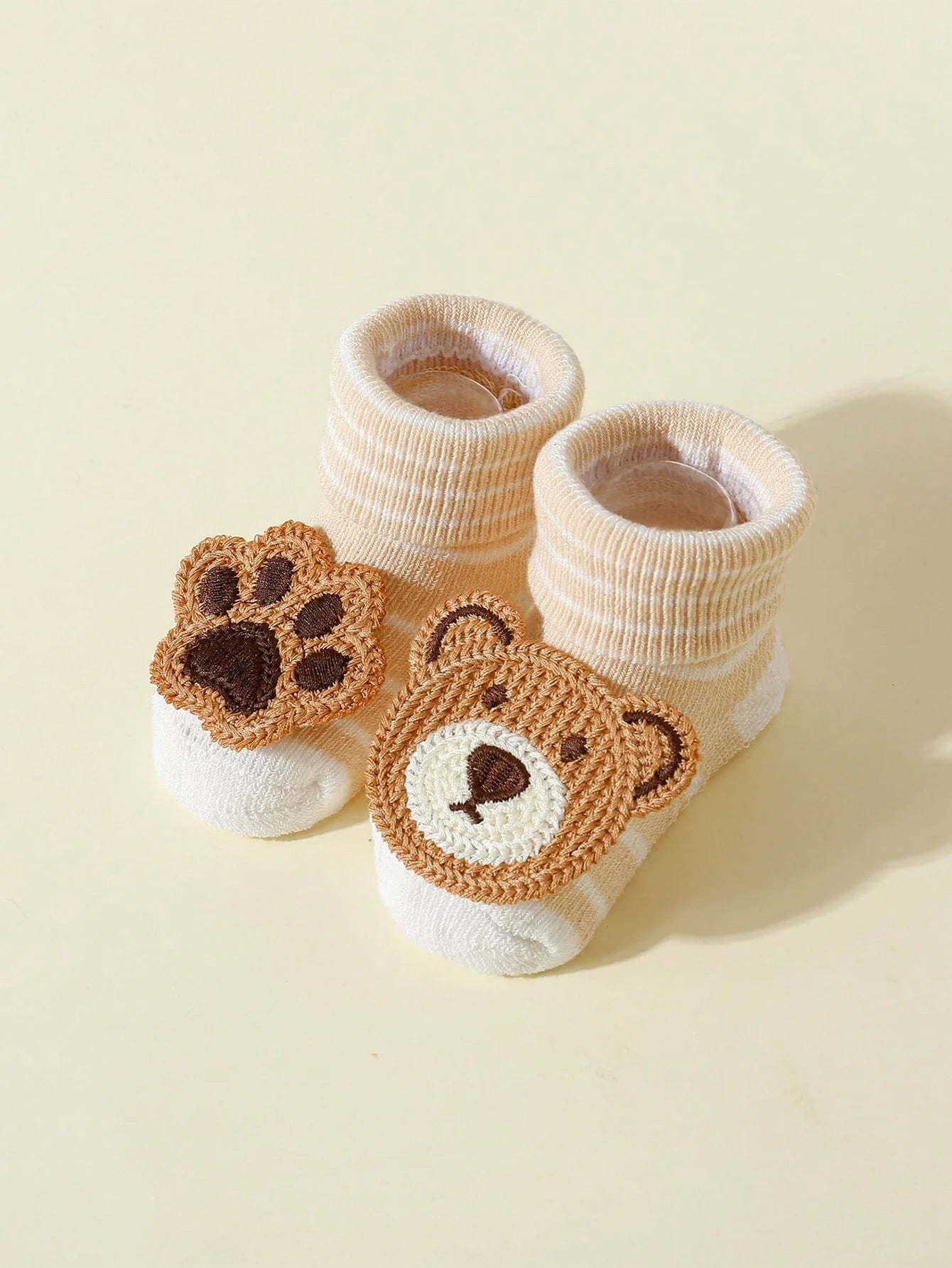 Lot 4 Chaussettes Bébé – Ours Mignon