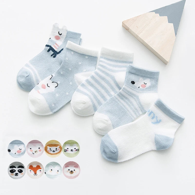 Chaussettes Bébé – Maille Coton 5 paires