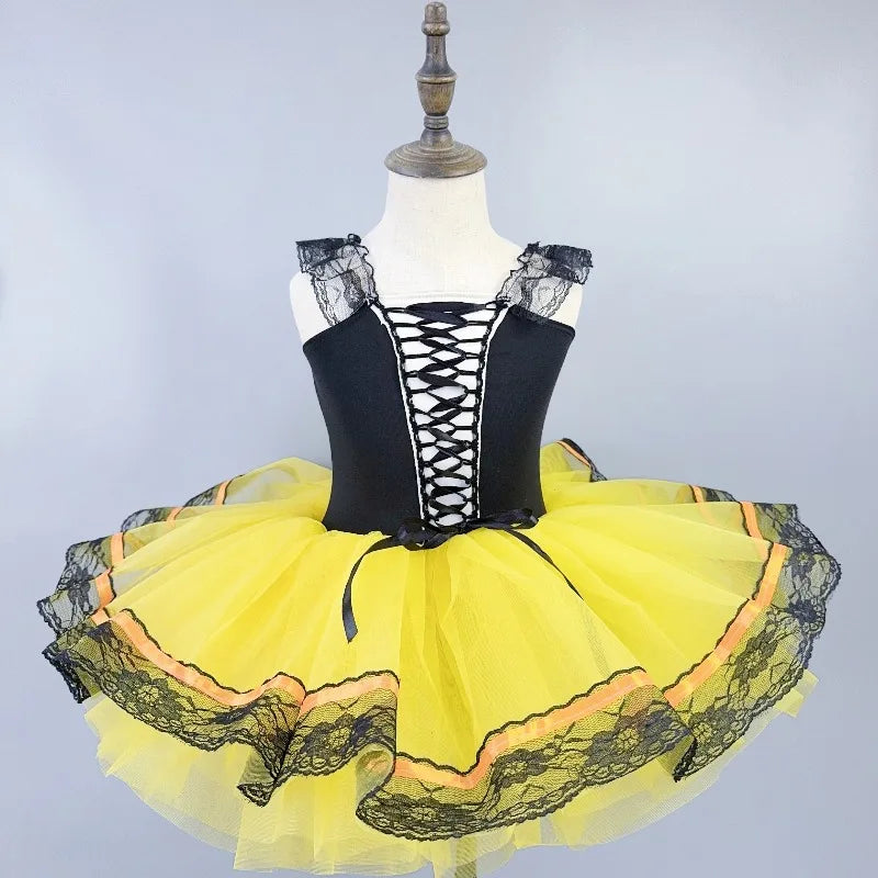 Girls Ballet Performance Costume Vestidos Dance Wear Kids Tutu Ballet Dress Stage Outfit Summer Fashion Princess Dresses