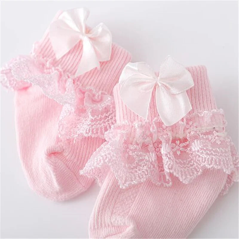 Chaussettes Bébé – Dentelle Princesse