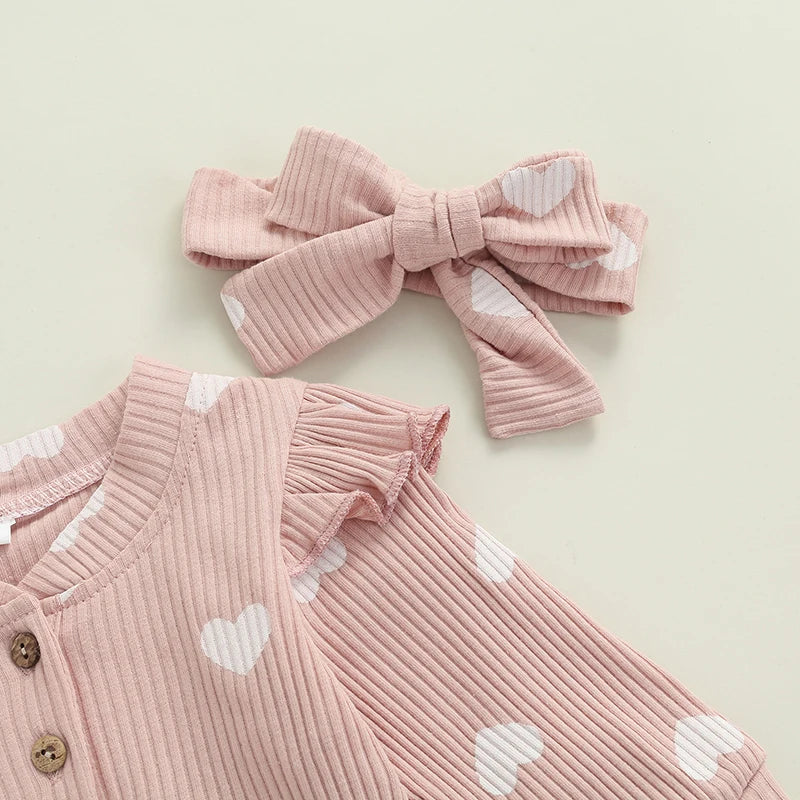 Body Bébé Fille – Cœur & Volant