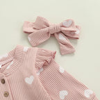 Body Bébé Fille – Cœur & Volant
