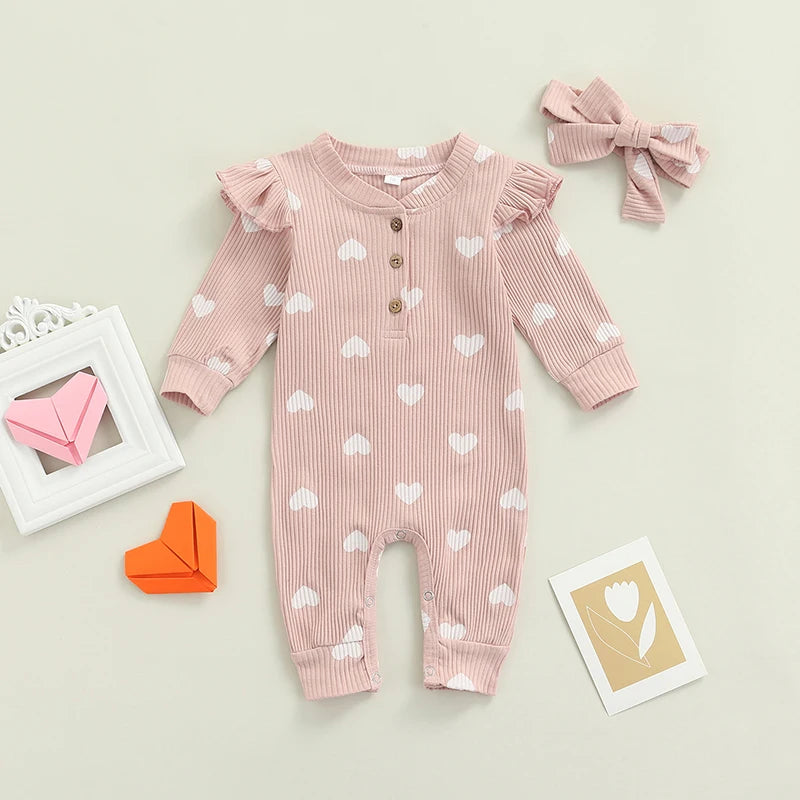 Body Bébé Fille – Cœur & Volant