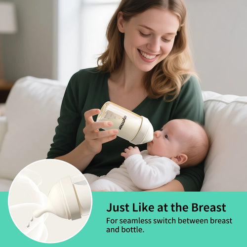 2Pcs Baby Safety PPSU Materials Bottle Newborn Baby Anti Choking Bottles 0-1Y Baby Silicone Nipple Bottle For Newborn Feeding