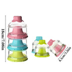 3 Layers Baby Milk Powder Pots Formula Dispenser Milk Powder Formula Dispenser Container Pot Box for Travel