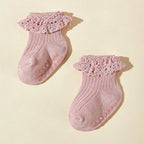 Lot 6 Chaussettes Bébé – Dentelle Mignonne