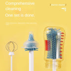 Electric bottle brush, silicone brush, portable bottle cleaner, egg beater, multifunctional complementary feeding machine